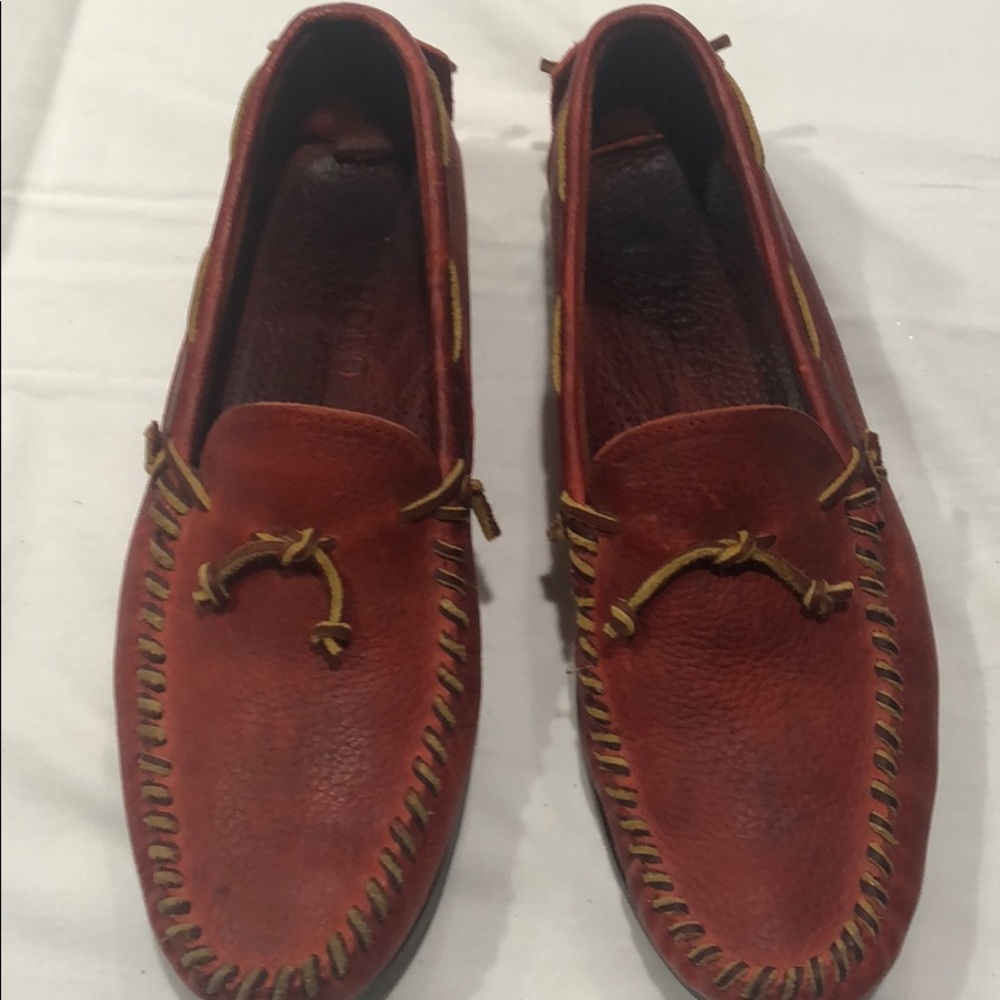 Ralph Lauren Polo loafer moccasin Red New